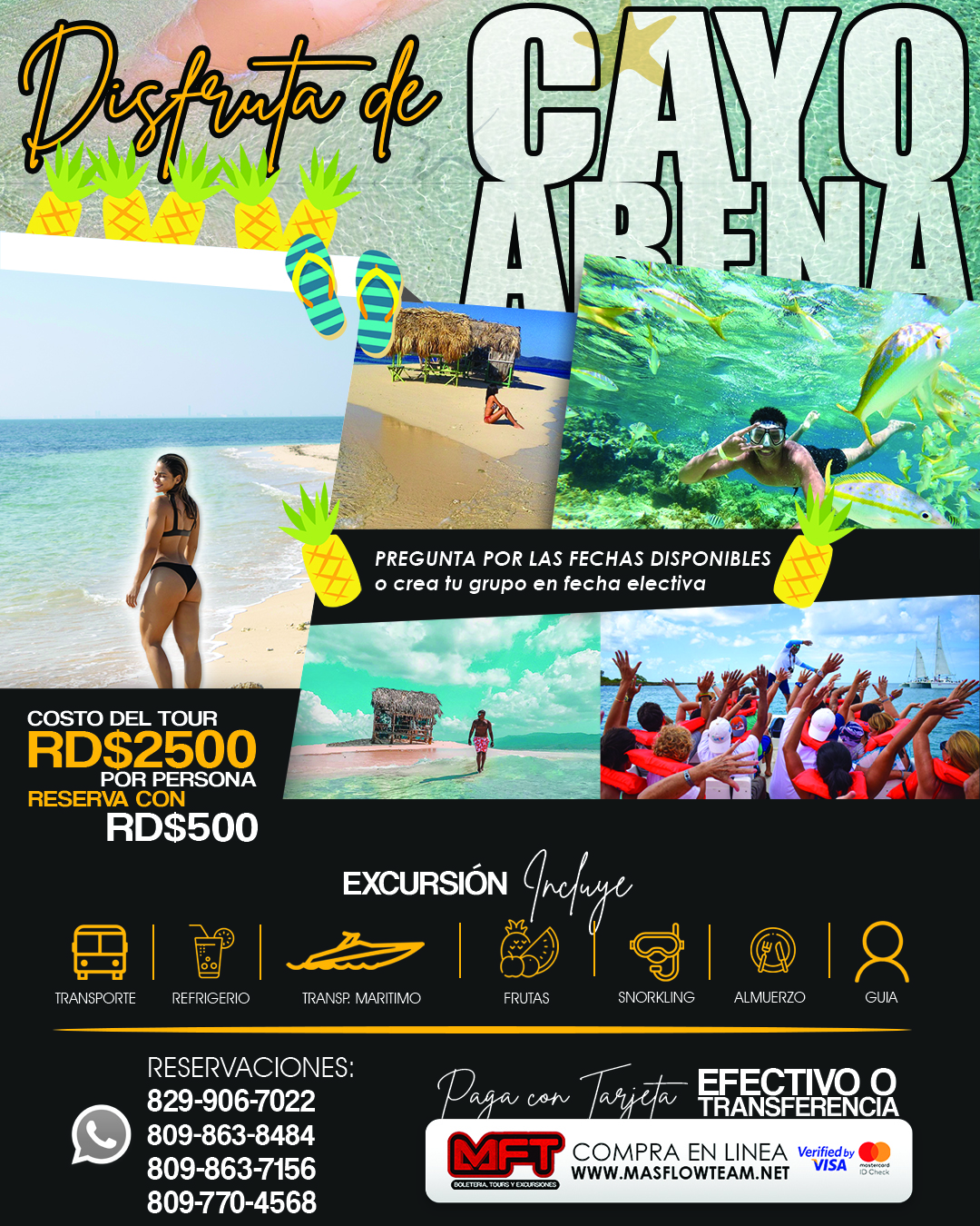 Cayo Arena Trip – Excursiones